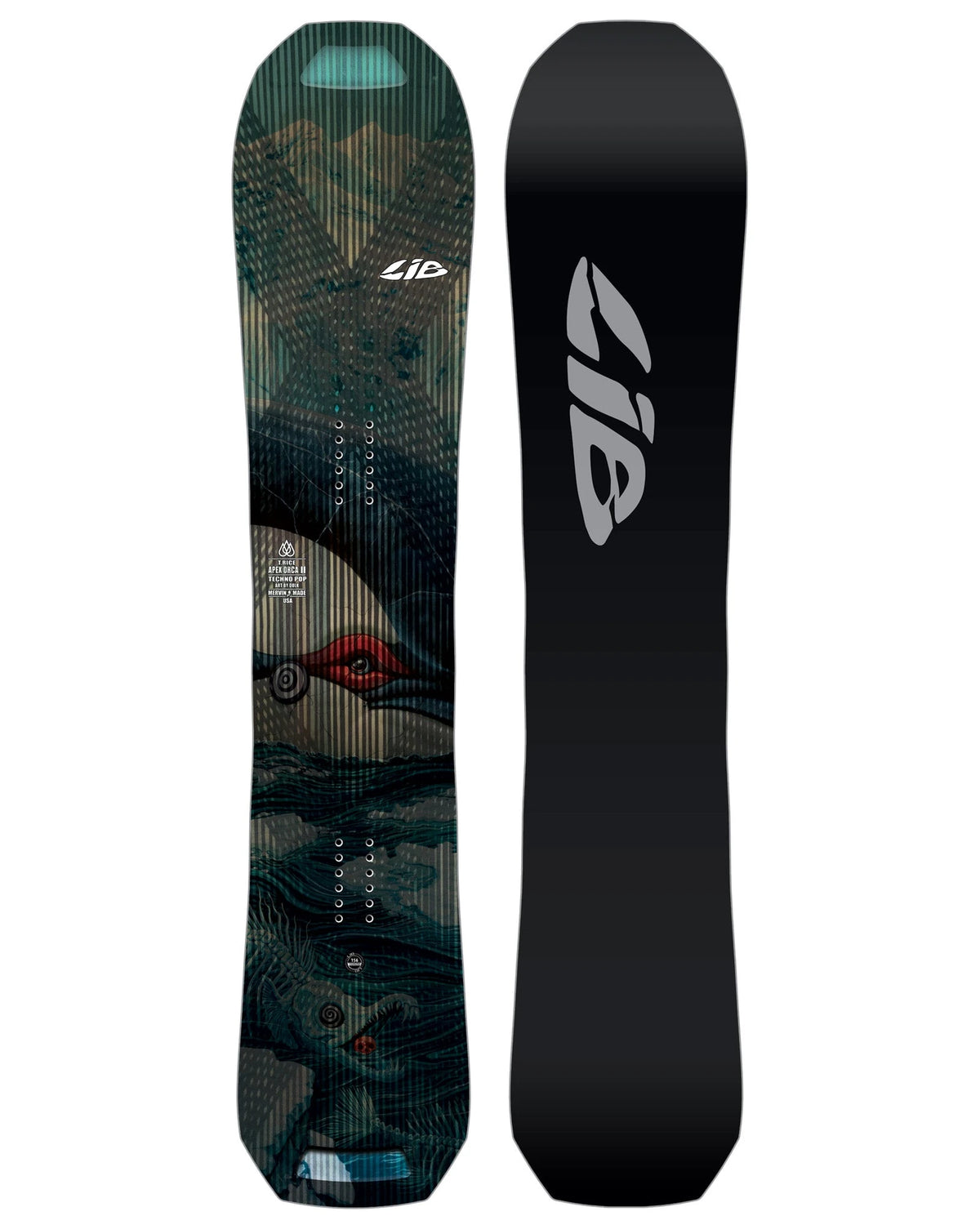 Lib Tech Apex Orca II Snowboard 2027 - top and base