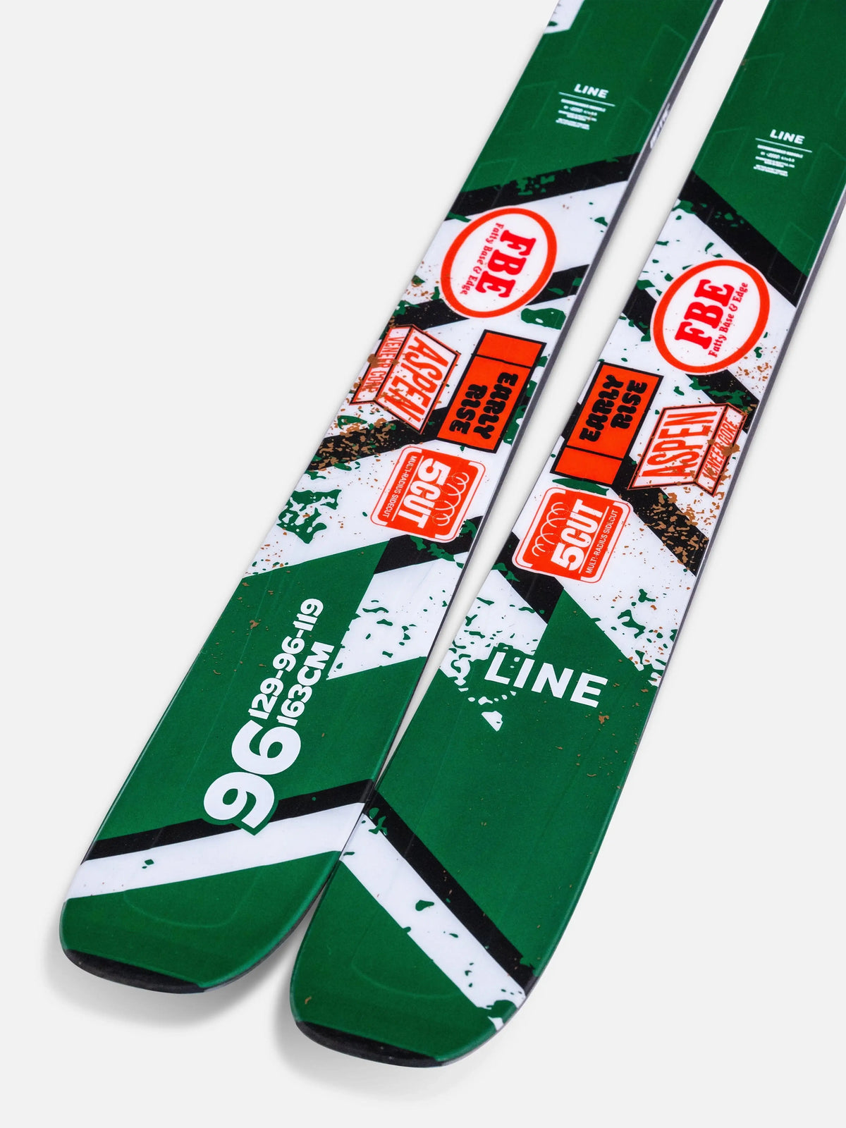 LINE Optic 96 Skis 2026 – All-Mountain Skis with Gas Pedal Metal Overdrive & Titanal Reinforcement