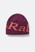 Rab Logo Beanie - MULBERRY/HIBISCUS