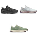 Altra Lone Peak 9 Wide Women's Trail Running Shoe - all colorways: BLACK, FLINT GREY/PEARL/BARK, GREEN