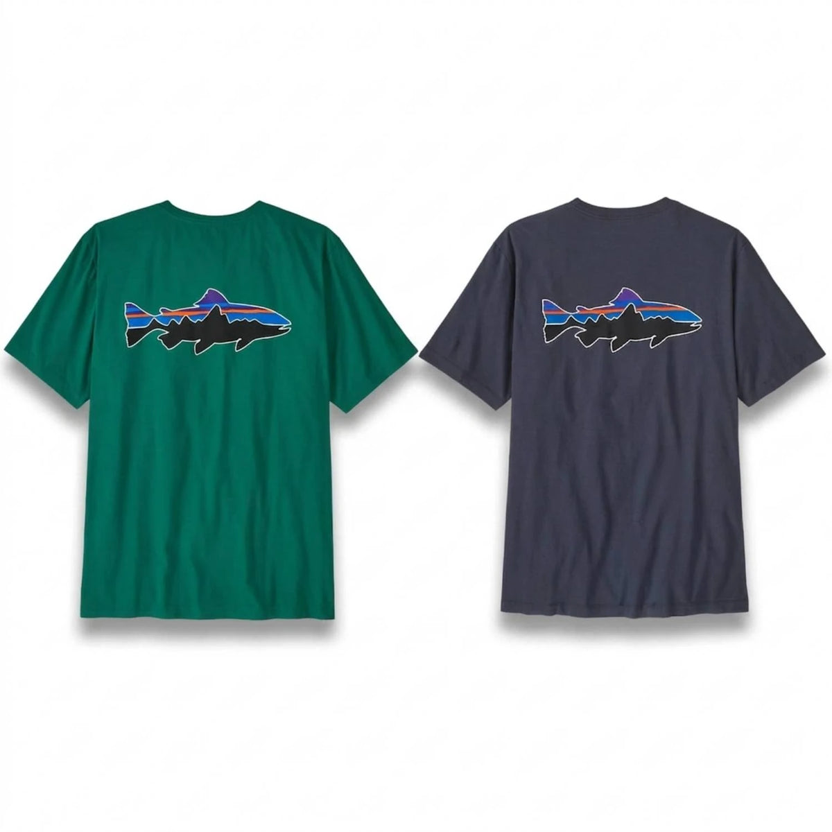 Patagonia Fitz Roy Trout T-Shirt Men's Organic Cotton Crewneck