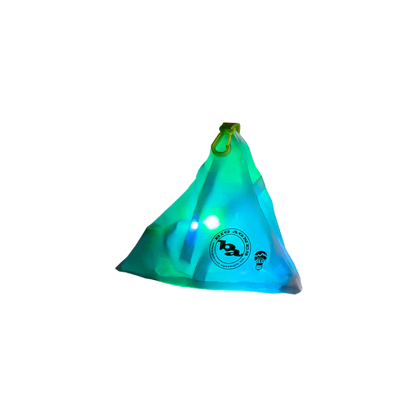 Big Agnes mtnGLO Tent & Camp Lights – LED Light Strand with Lantern Case – Red, White, or Blue/Green