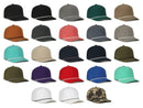 Outdoor Cap 550PF Performance 5-Panel Cap – High Crown Structured Hat with Moisture-Wicking Sweatband & Visor Cord