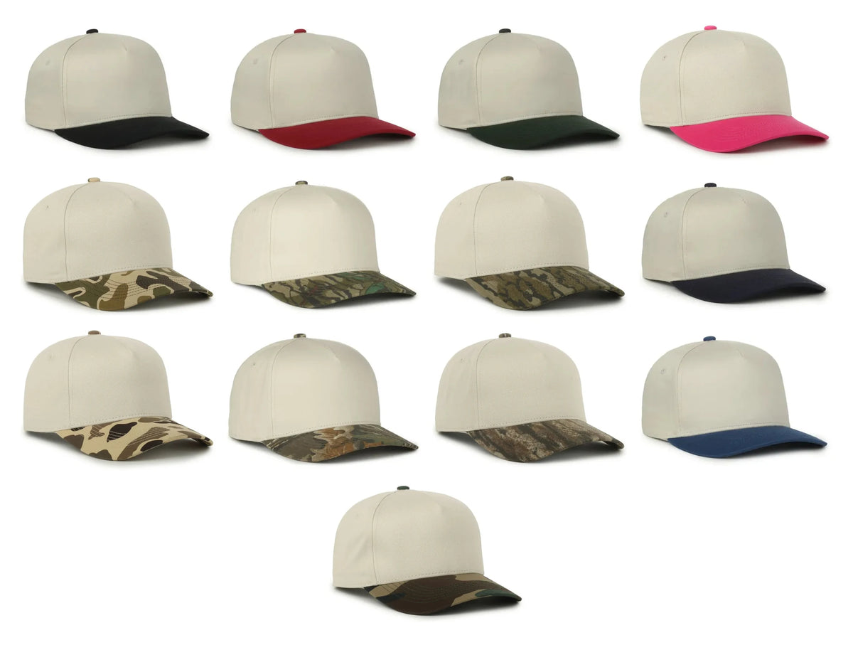 Outdoor Cap 560 Two-Tone 5-Panel Cap – High Crown, Structured