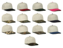 Outdoor Cap 560 Two-Tone 5-Panel Cap – High Crown, Structured Cotton Twill with Comfort Sweatband
