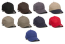 Outdoor Cap BCT-600 Structured Brushed Cotton Twill Solid Back Cap – Adjustable Hook/Loop Closure