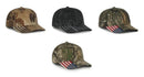 Outdoor Cap CWFF‑305 – Pro‑Mid Crown Structured Canvas Camo Cap with Pre‑Curved Visor and Tuck Strap