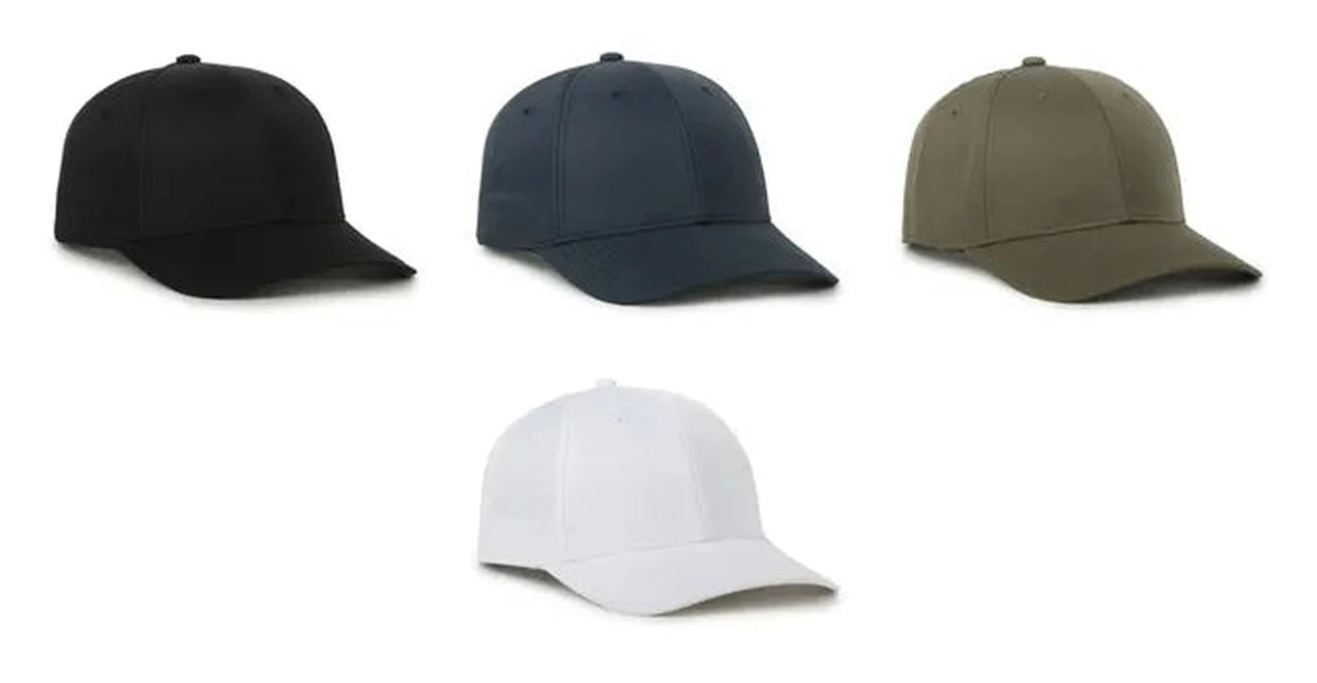 Outdoor Cap FLX672‑E – Mid‑Crown Structured Recycled OCflx Cap with Slight Pre‑Curved Visor and Snap Closure