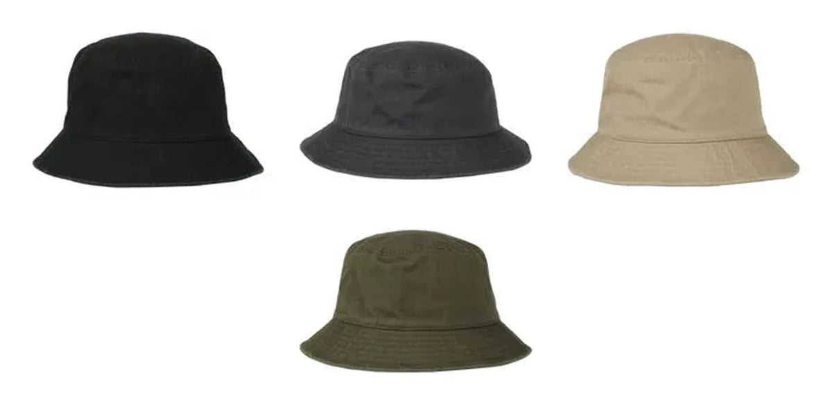 Outdoor Cap OC200 – Fitted Chino‑Twill Bucket Hat with Smaller Brim and Solid‑Back Design