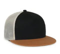 Outdoor Cap OC510HP – High‑Profile Structured Mesh‑Back Cap with Rounded Flat Visor