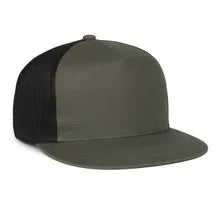 Outdoor Cap OC510HP – High‑Profile Structured Mesh‑Back Cap with Rounded Flat Visor