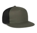 Outdoor Cap OC510HP – High‑Profile Structured Mesh‑Back Cap with Rounded Flat Visor