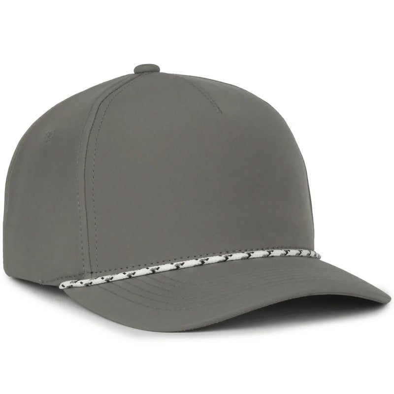 Outdoor Cap 550PF Performance 5-Panel Cap – High Crown Structured Hat with Moisture-Wicking Sweatband & Visor Cord