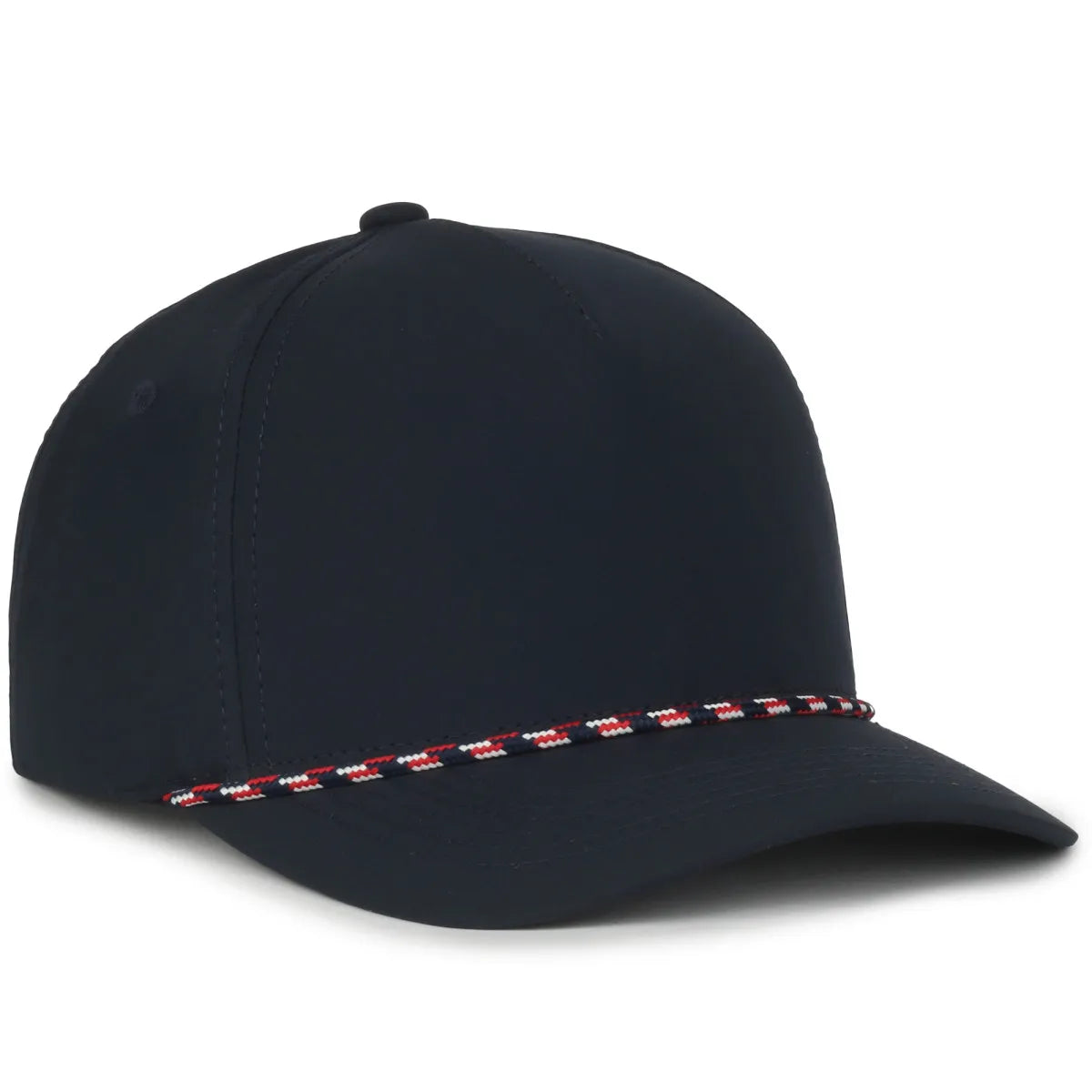 Outdoor Cap 550PF Performance 5-Panel Cap – High Crown Structured Hat with Moisture-Wicking Sweatband & Visor Cord