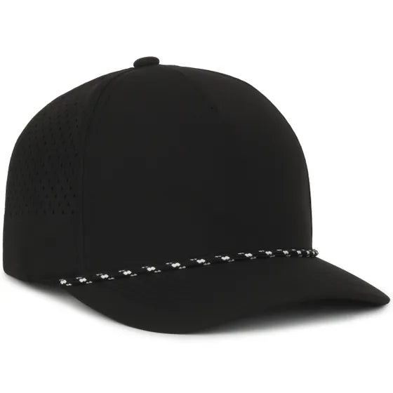 Outdoor Cap 551PF Performance Trucker Cap – High Crown Structured Hat with UPF 50+, Perforated Back Panels & Moisture-Wicking Sweatband