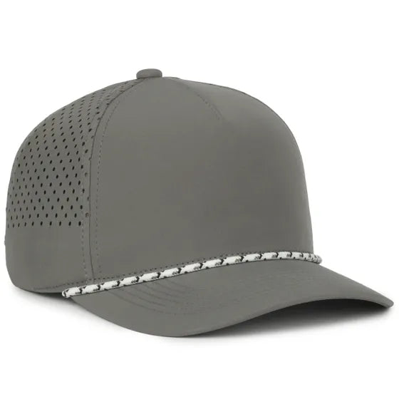 Outdoor Cap 551PF Performance Trucker Cap – High Crown Structured Hat with UPF 50+, Perforated Back Panels & Moisture-Wicking Sweatband