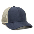 Outdoor Cap OC770 Premium Low Profile Trucker Cap – Pro Round Crown Structured Hat with Mesh Back Panels