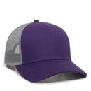 Outdoor Cap OC770 Premium Low Profile Trucker Cap – Pro Round Crown Structured Hat with Mesh Back Panels