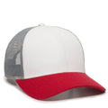 Outdoor Cap OC770 Premium Low Profile Trucker Cap – Pro Round Crown Structured Hat with Mesh Back Panels
