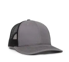 Outdoor Cap OC771V – Pro‑Round Structured Mesh‑Back Cap with Slight Pre‑Curved Visor