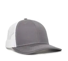 Outdoor Cap OC771V – Pro‑Round Structured Mesh‑Back Cap with Slight Pre‑Curved Visor
