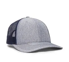 Outdoor Cap OC771V – Pro‑Round Structured Mesh‑Back Cap with Slight Pre‑Curved Visor