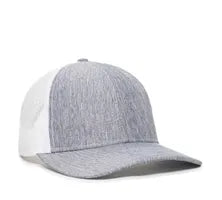 Outdoor Cap OC771V – Pro‑Round Structured Mesh‑Back Cap with Slight Pre‑Curved Visor