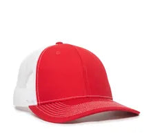 Outdoor Cap OC771V – Pro‑Round Structured Mesh‑Back Cap with Slight Pre‑Curved Visor
