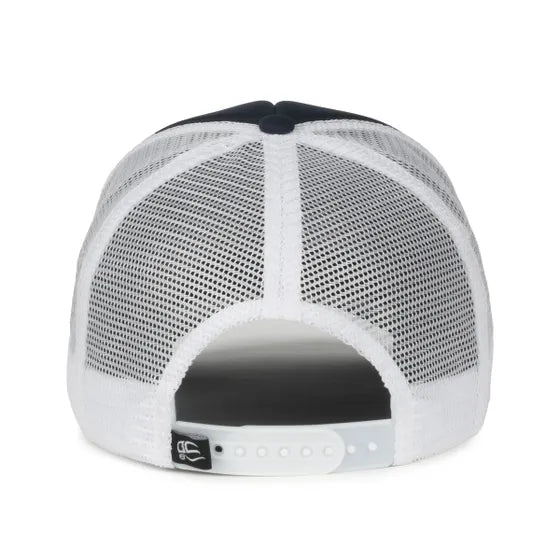 Outdoor Cap Foam 5-Panel Trucker Hat – High Profile Foam Front & Mesh Back with Cord Accent