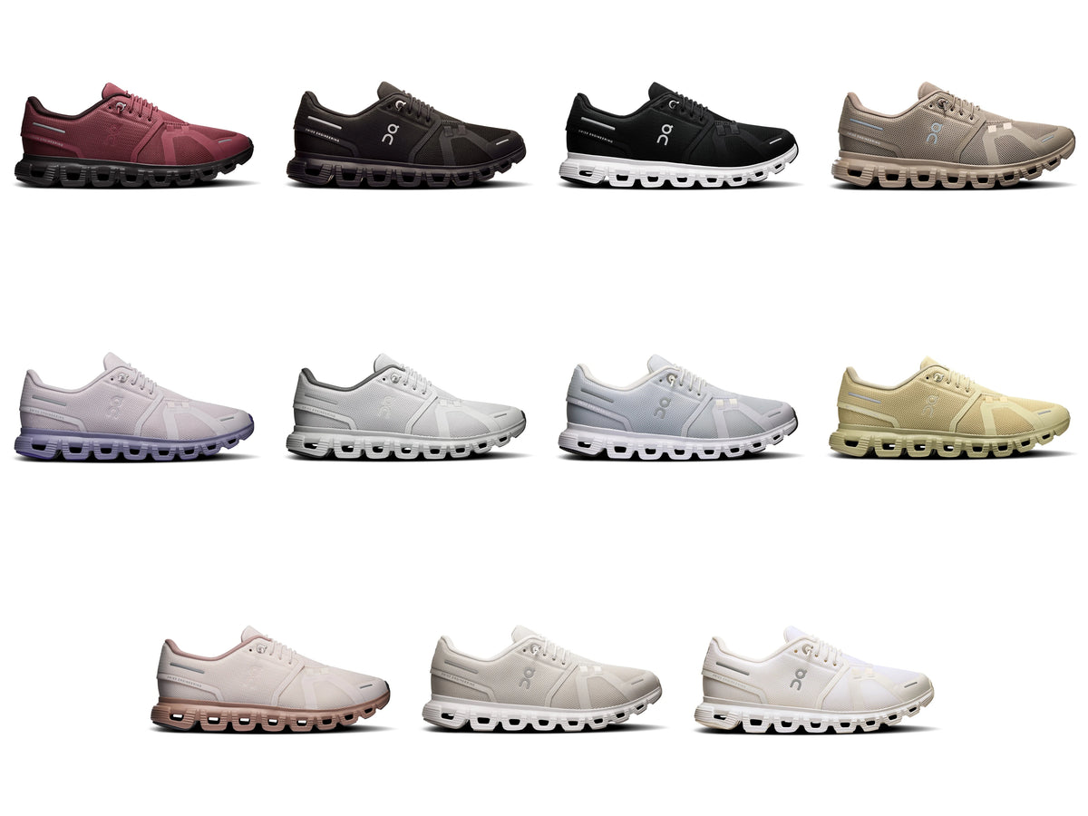 On Cloud 6 Women's Road Running Shoes - all colourways