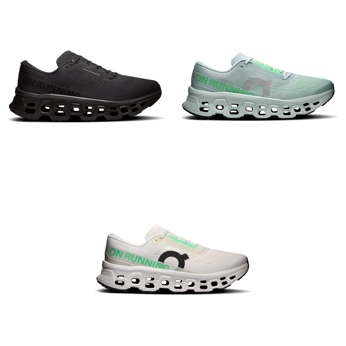 On Cloudmonster 3 Wide Men's Running Shoes - all colourways