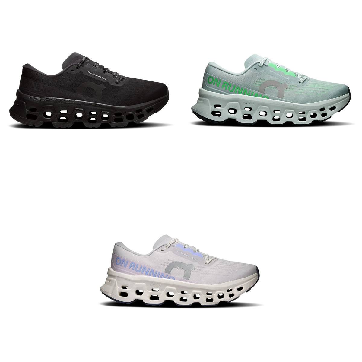 On Cloudmonster 3 Wide Women's Running Shoes - all colourways