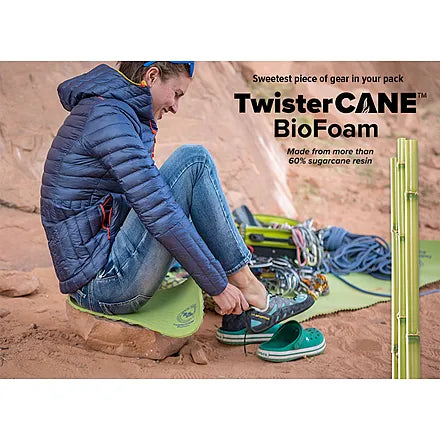 Big Agnes Twistercane Bio Foam 20X72 Regular Green/Gray