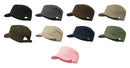 OTTO CAP® 109-791 Military Cap Army Hat Garment Washed Cadet Cap - OSFM - OTTO 109