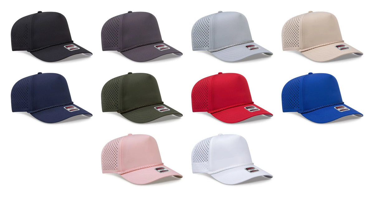 OTTO CAP® 31-5 - 5 Panel Mid Profile Perforated Cap