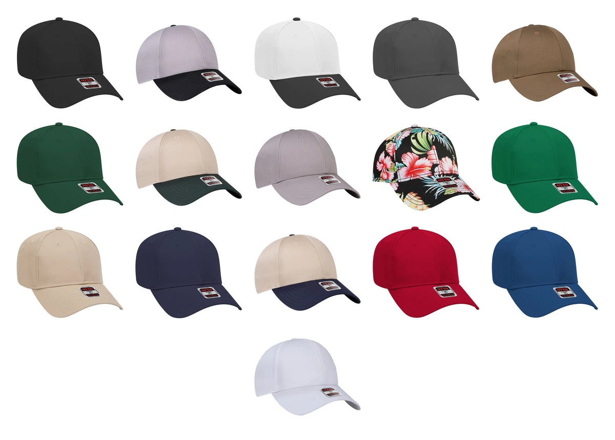 OTTO CAP® 19-061 - 6 Panel Low Profile Baseball Cap