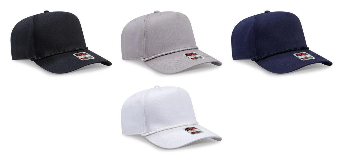 OTTO CAP® 31-2 - 5 Panel Mid Profile Baseball Cap