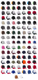 OTTO CAP 83-1239 -  6 Panel Low Profile Mesh Back Trucker Hat