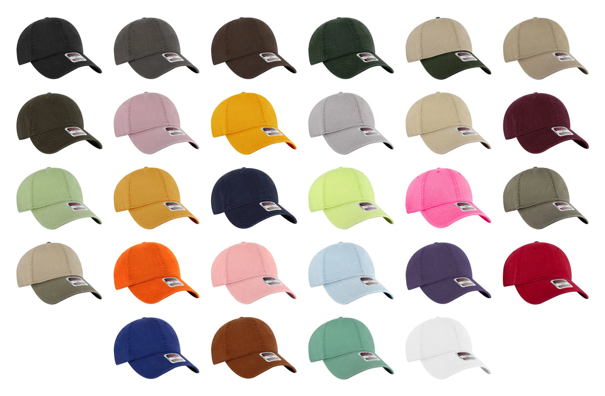 OTTO CAP® 18-772 - 6 Panel Low Profile Dad Hat