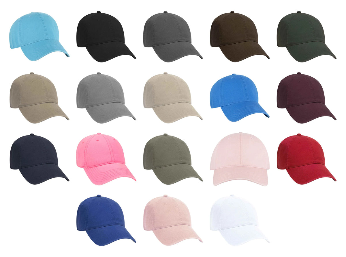 OTTO CAP® 18-692 - 6 Panel Low Profile Dad Hat