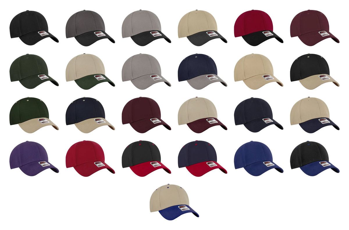 OTTO CAP® 19-251 - 6 Panel Low Profile Baseball Cap