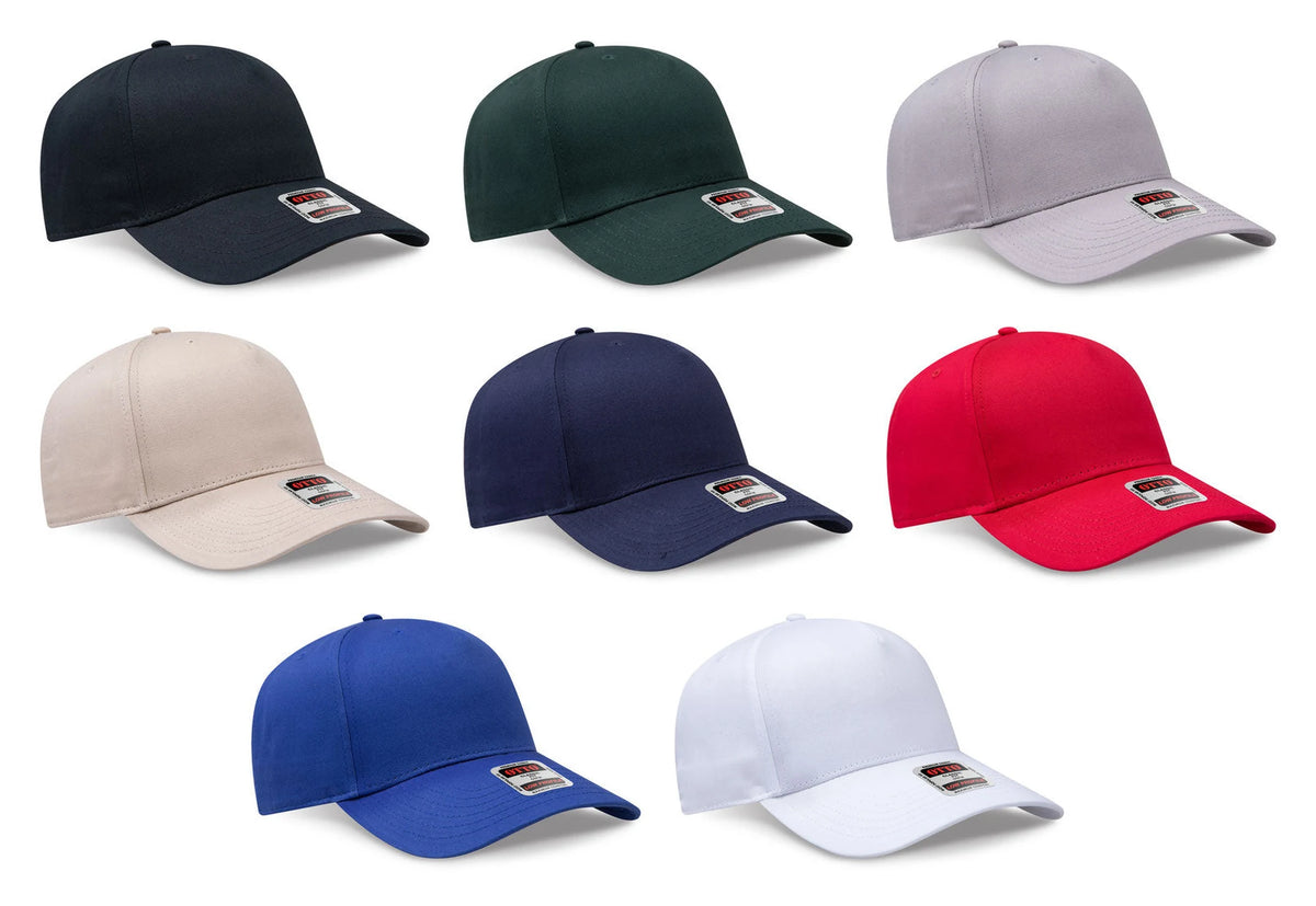 OTTO CAP® 99-598 - 5 Panel Low Profile Baseball Cap