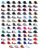 OTTO CAP 112-1  - 6 Panel Mid Profile Mesh Back Trucker Hat