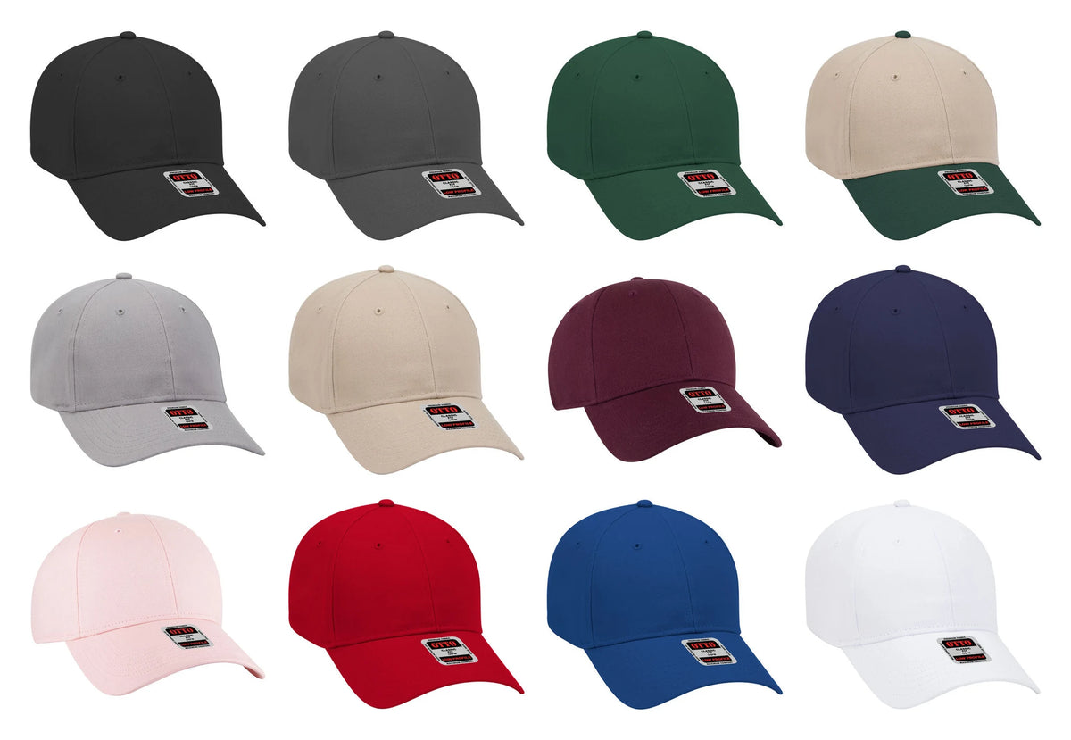 OTTO CAP® 19-503 - 6 Panel Low Profile Baseball Cap