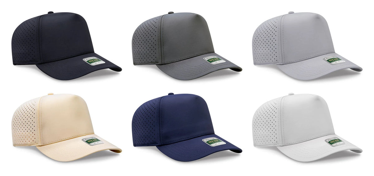 OTTO CAP® 116 - COMFY FIT® Club Collection 5 Panel Mid Profile Perforated Cap