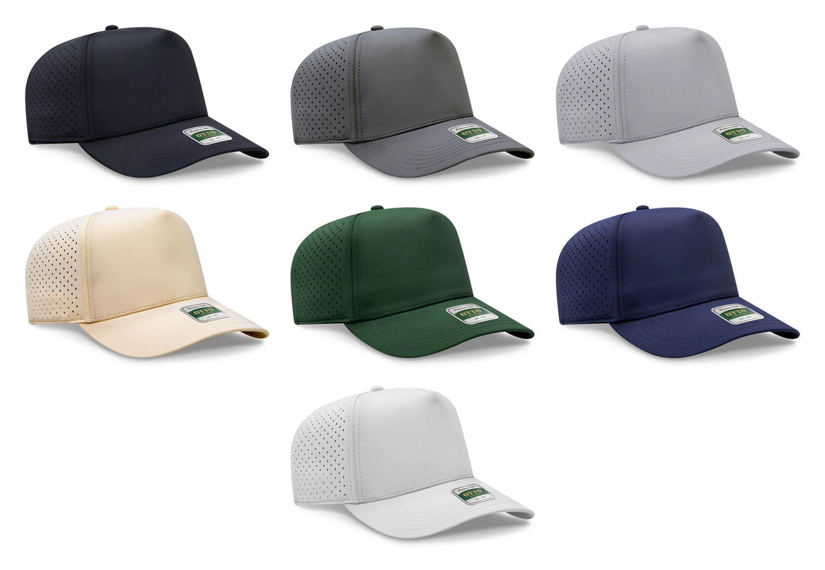 OTTO CAP® 122 - COMFY FIT® Club Collection 5 Panel Pro Style Perforated Cap