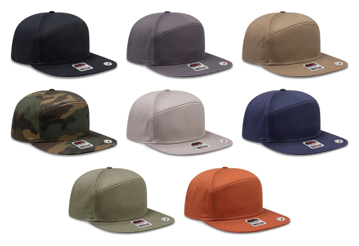 OTTO CAP® 177-1331 - OTTO SNAP 7 Panel Pro Style Snapback Hat
