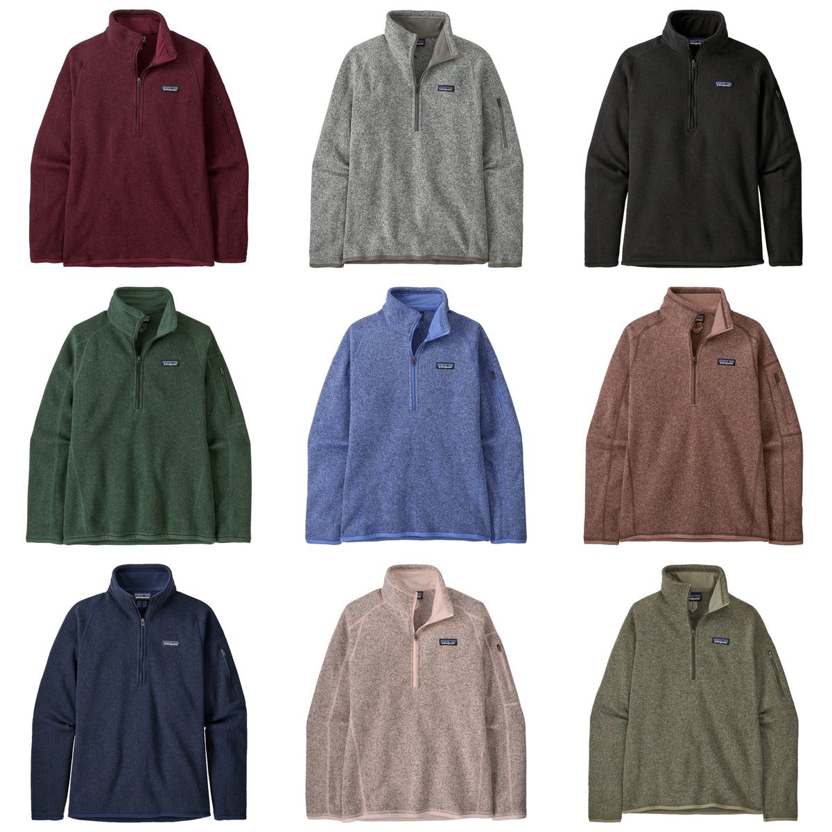 Patagonia Better Sweater 1/4 Zip - Women's - all colourways