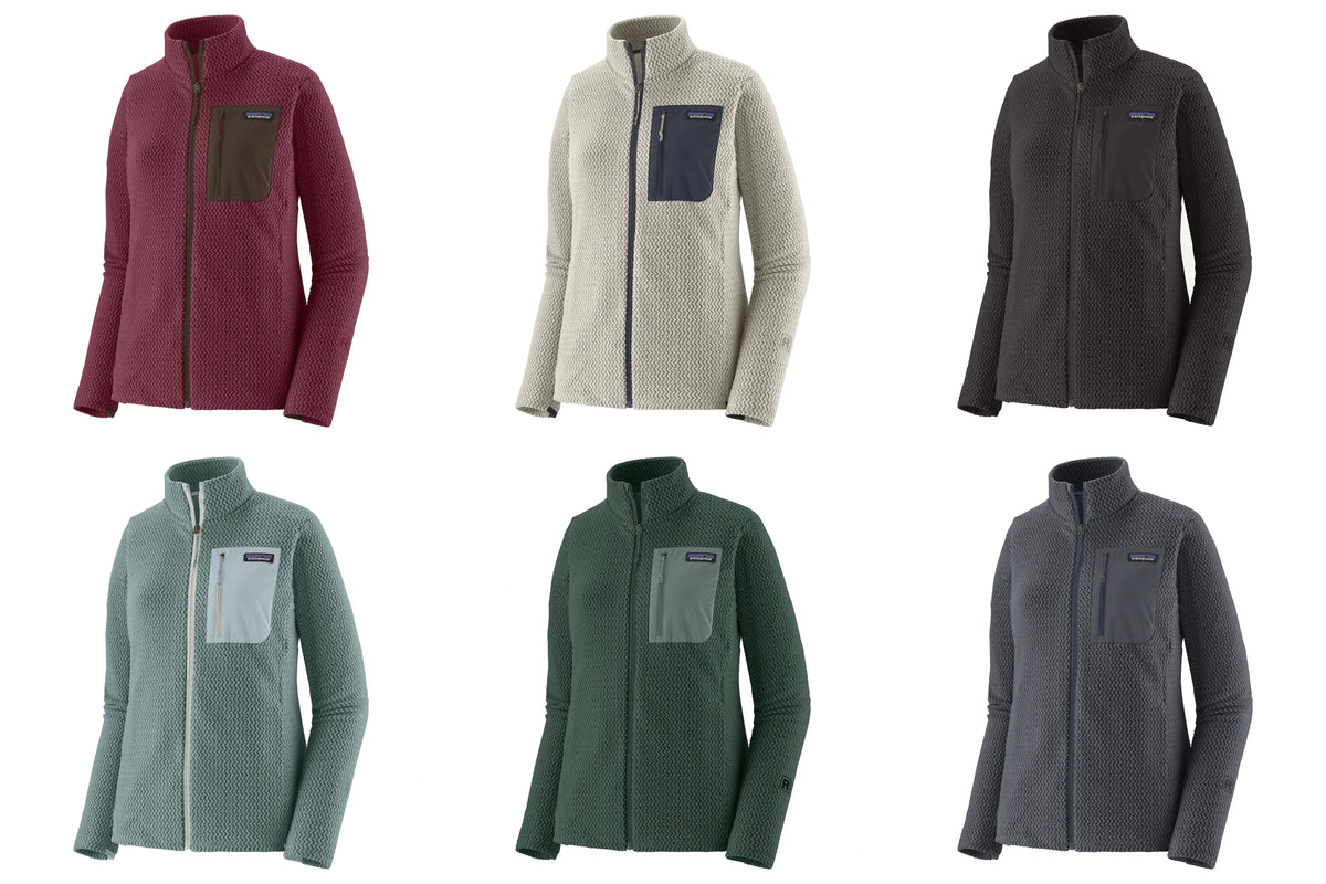 Patagonia Women’s R1® Air Jacket – Lightweight Breathable Full-Zip Fleece - all colourways