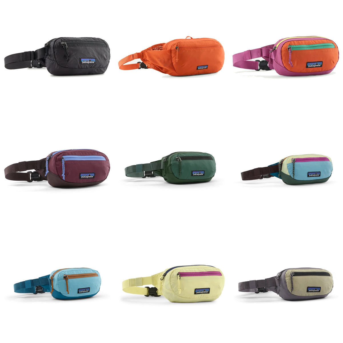 Patagonia Terravia Mini Hip Pack 1L – Lightweight Travel Waist Bag - all colourways
